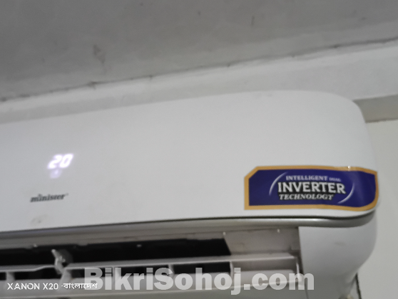 মিনিস্টার ডুয়াল ইনভার্টার এসি ১.৫ টন